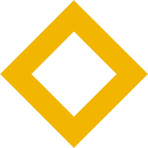 Yellow diamond shape