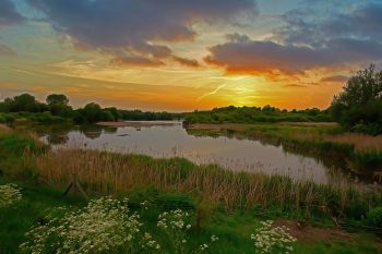 Sandwell Valley at sunset