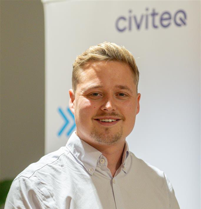 Photo of Civiteq's Account Manager Tom Roseveare