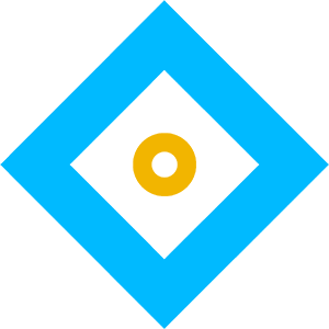 Diamond with circle in centre