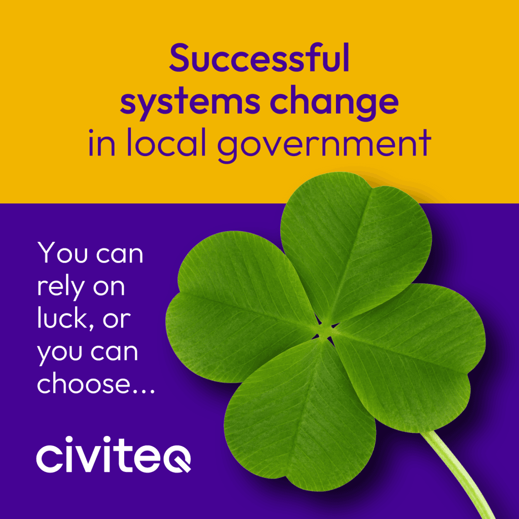 Successful systems change in local government